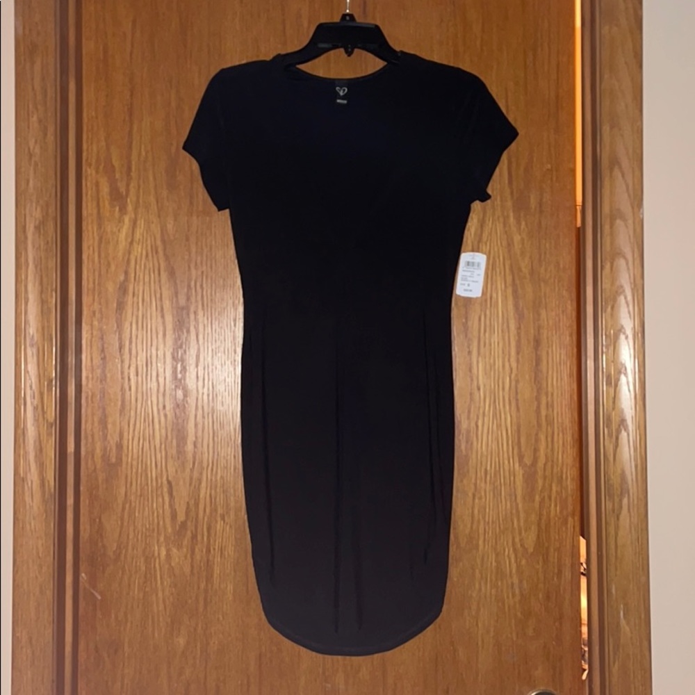 Windsor Black Low Cut Dress